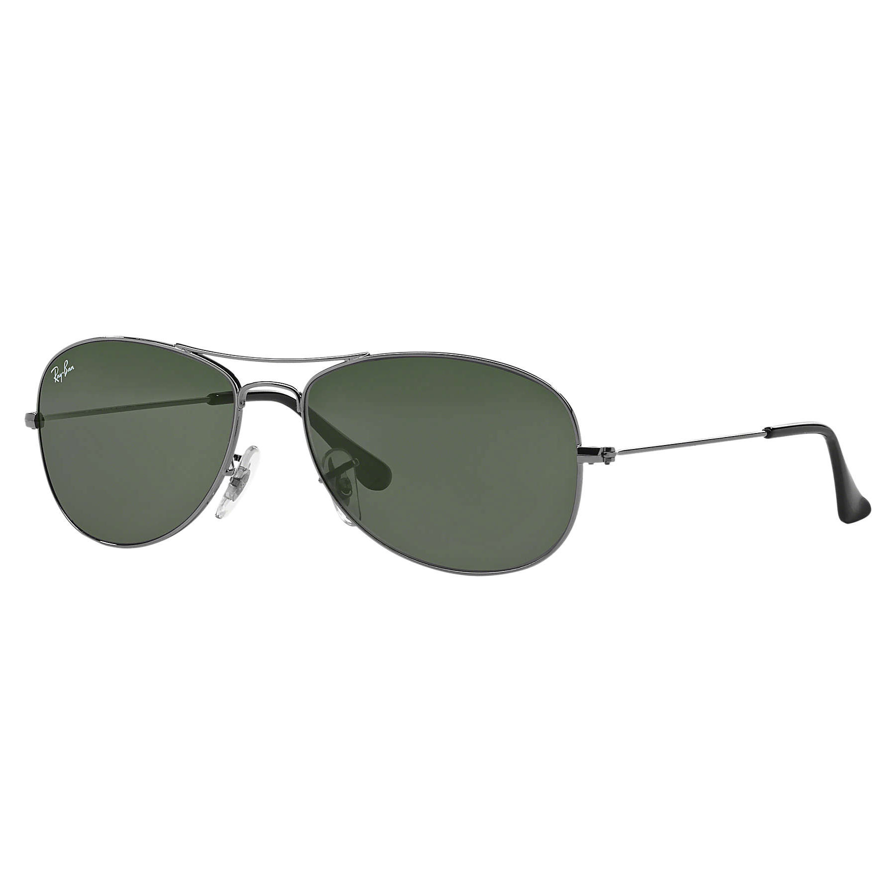 Ray Ban Cockpit Sunglasses Gunmetal Green Classic 59mm Ebay