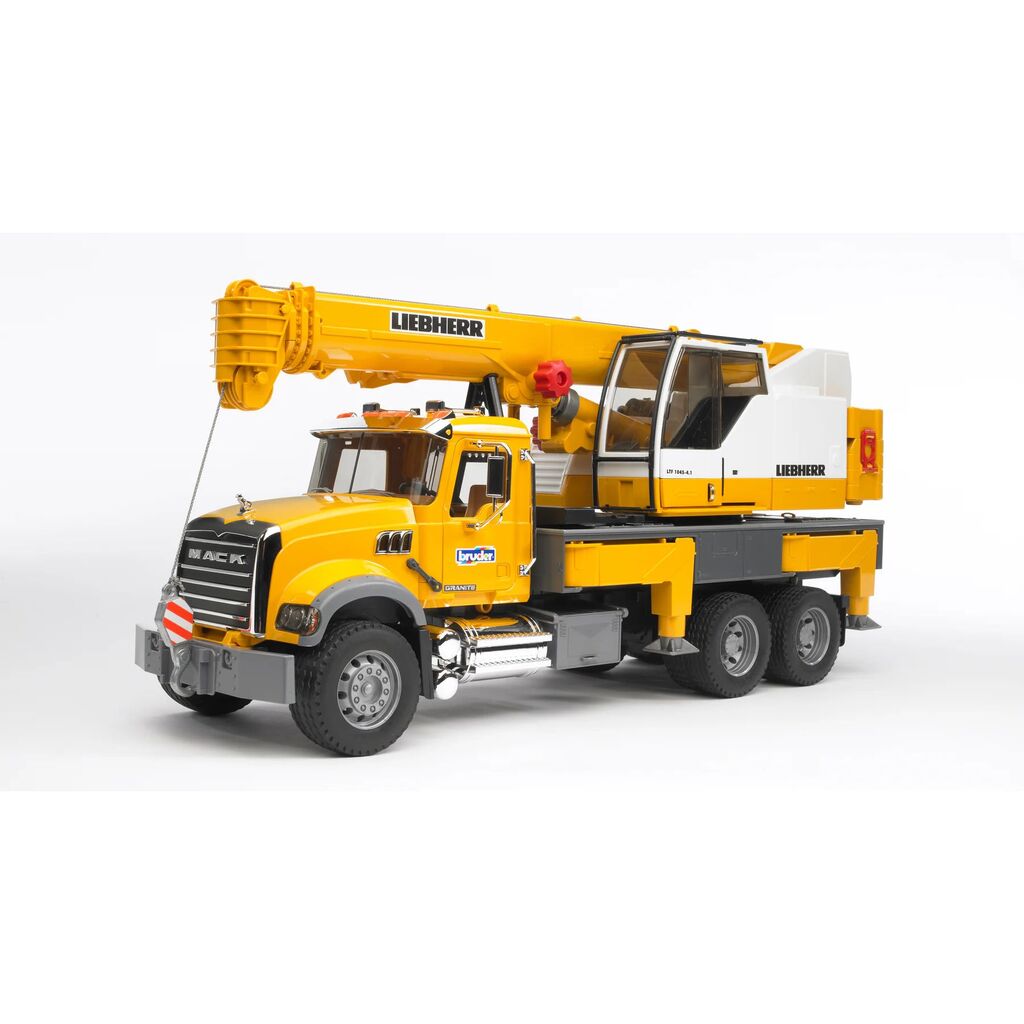 Bruder Mack Granite Liebherr Crane Truck Toys For Kids