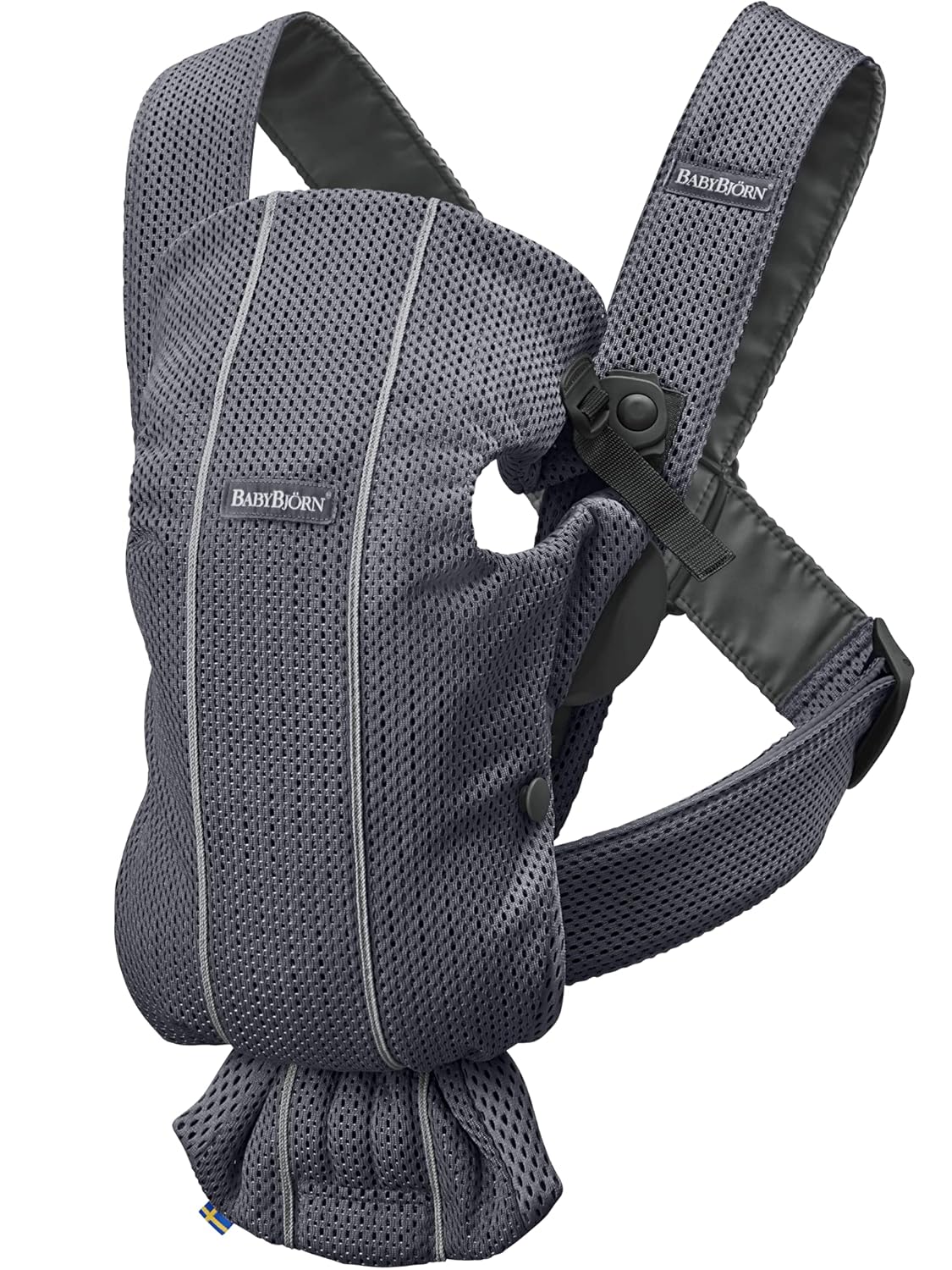 BabyBjorn Baby Carrier Mini - 3D Mesh, Anthracite Grey - Newborn BabyBjörn Baby Carrier Mini グレー