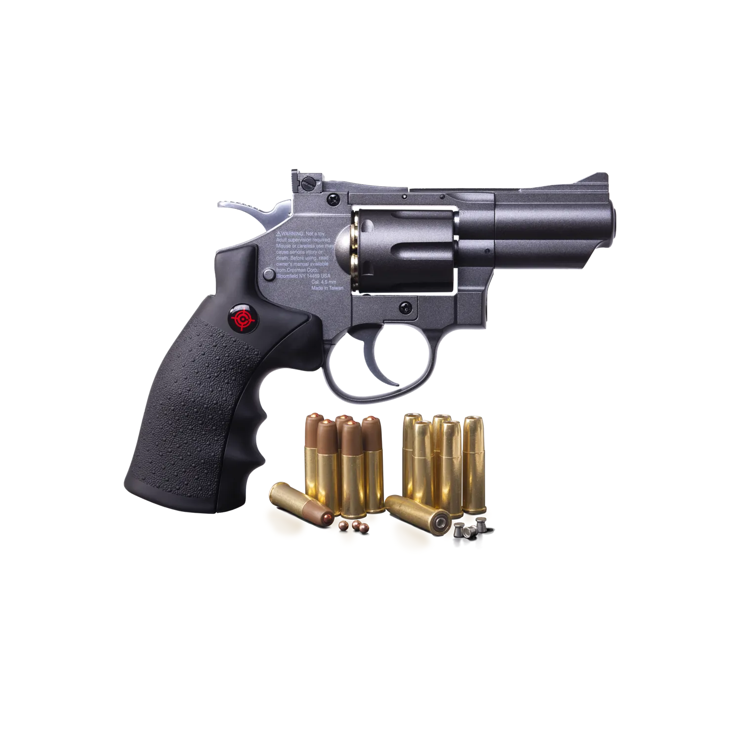 Crosman SNR357 Snub Nose .177-Caliber Pellet/BB CO2-Powered