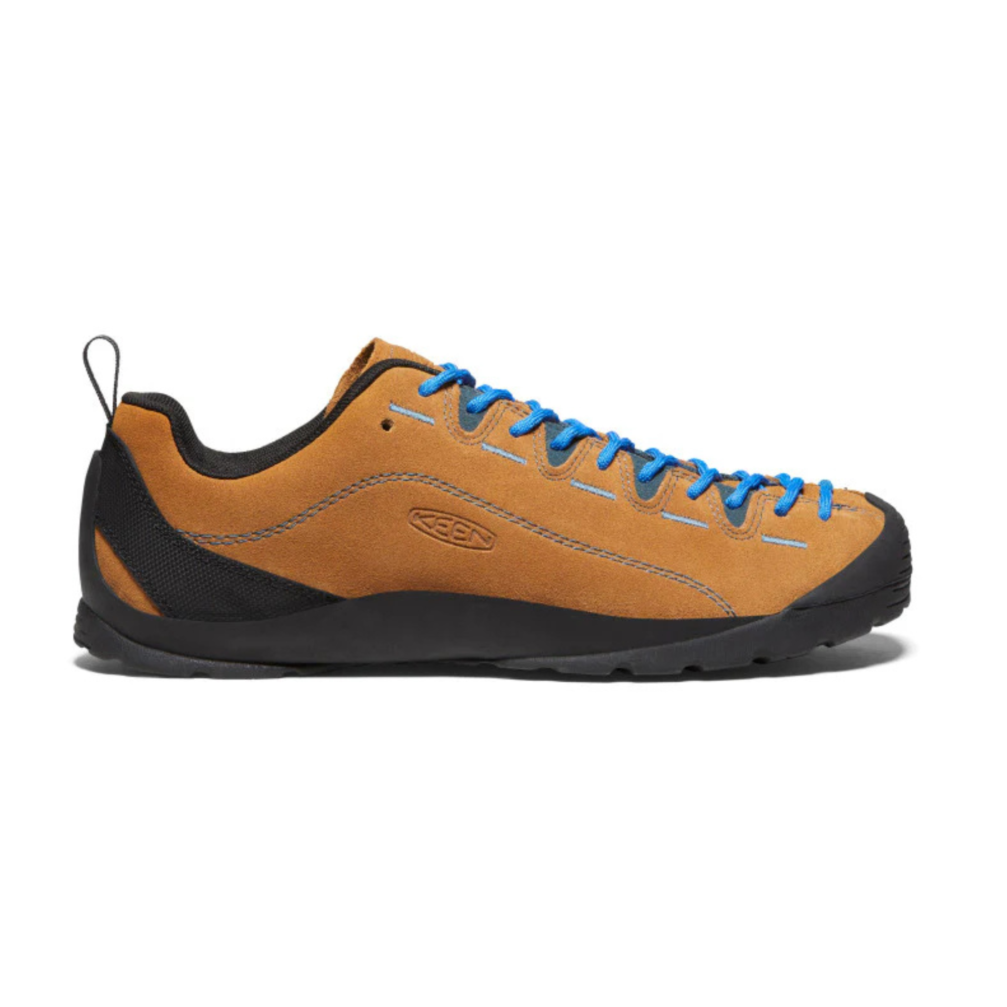 KEEN Men's Jasper Low Height Leather Sneakers, Cathay Spice/Orion