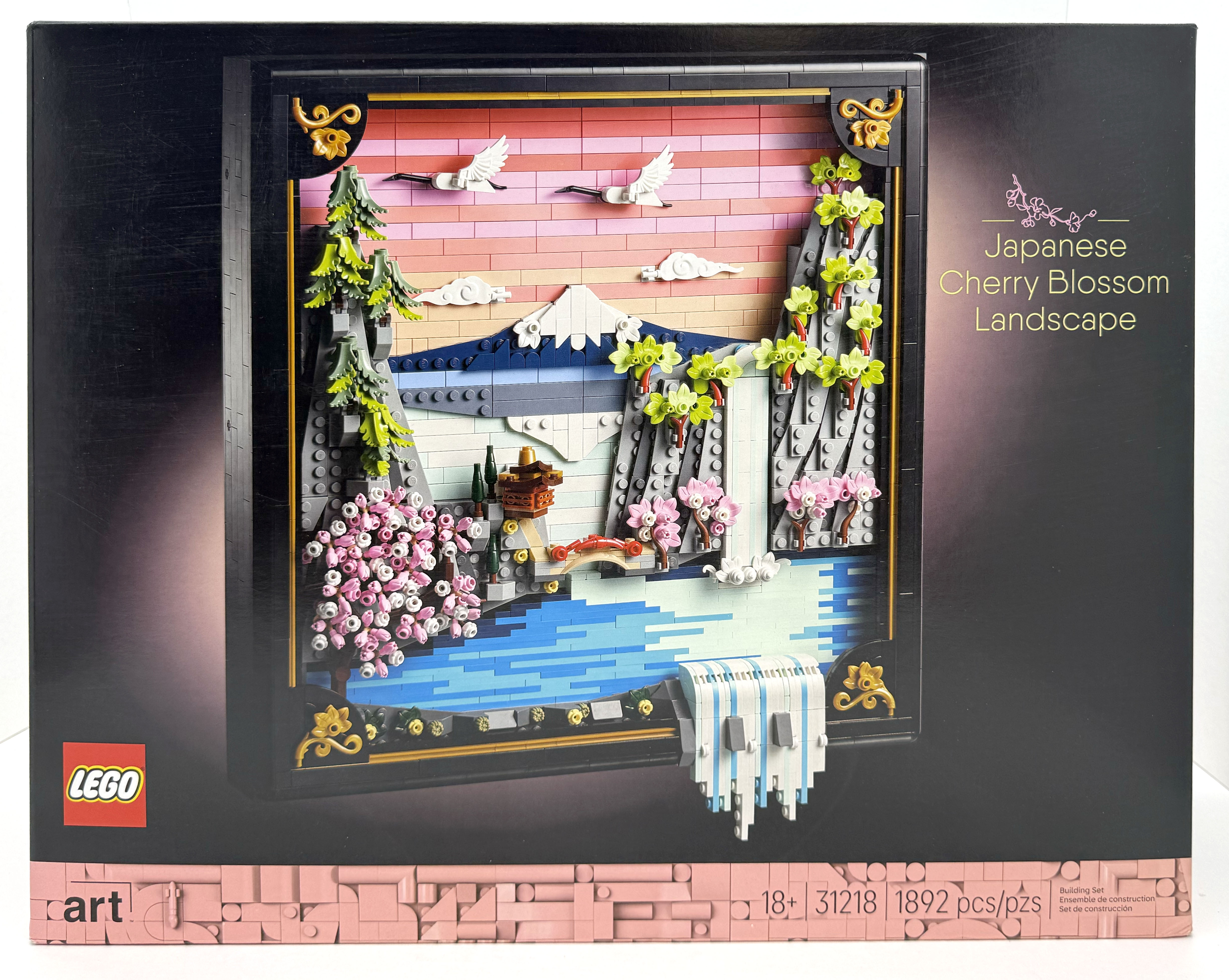 LEGO 31218 Art Japanese Cherry Blossom Landscape Building Set