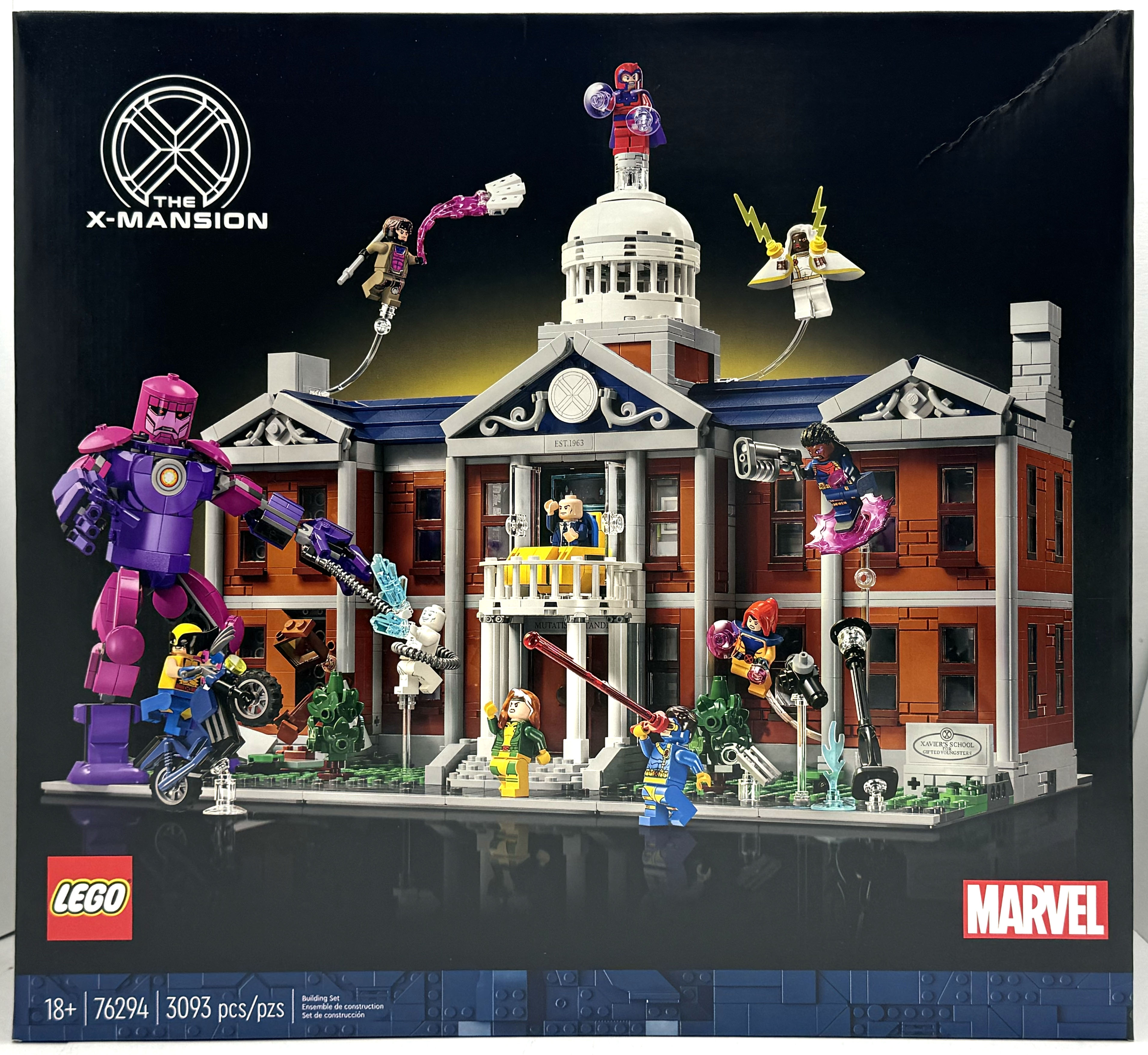 LEGO Marvel X-Men The X-Mansion Building Set for Adults, 3093
