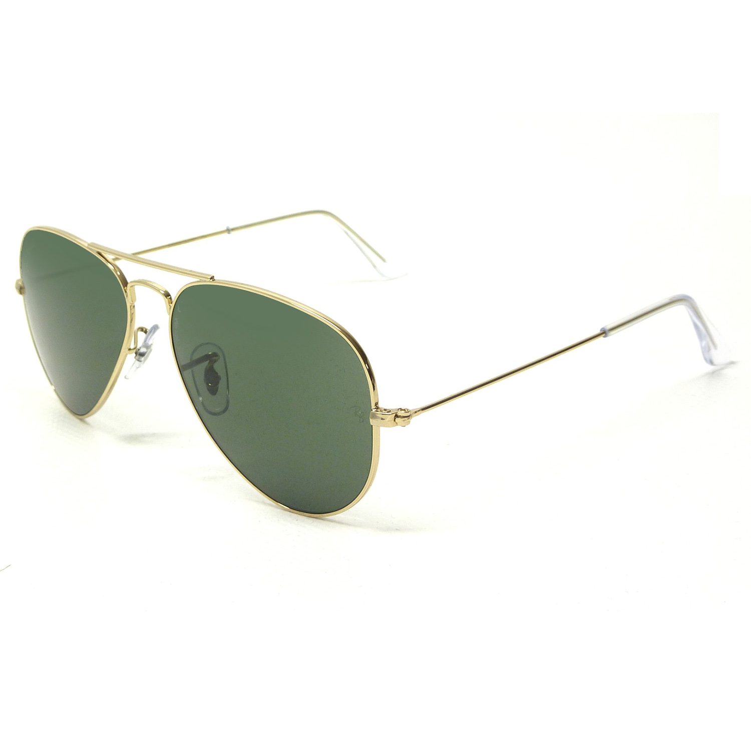 Ray-Ban RB3025 Aviator Classic Sunglasses Gold/ Green Classic 58mm ...