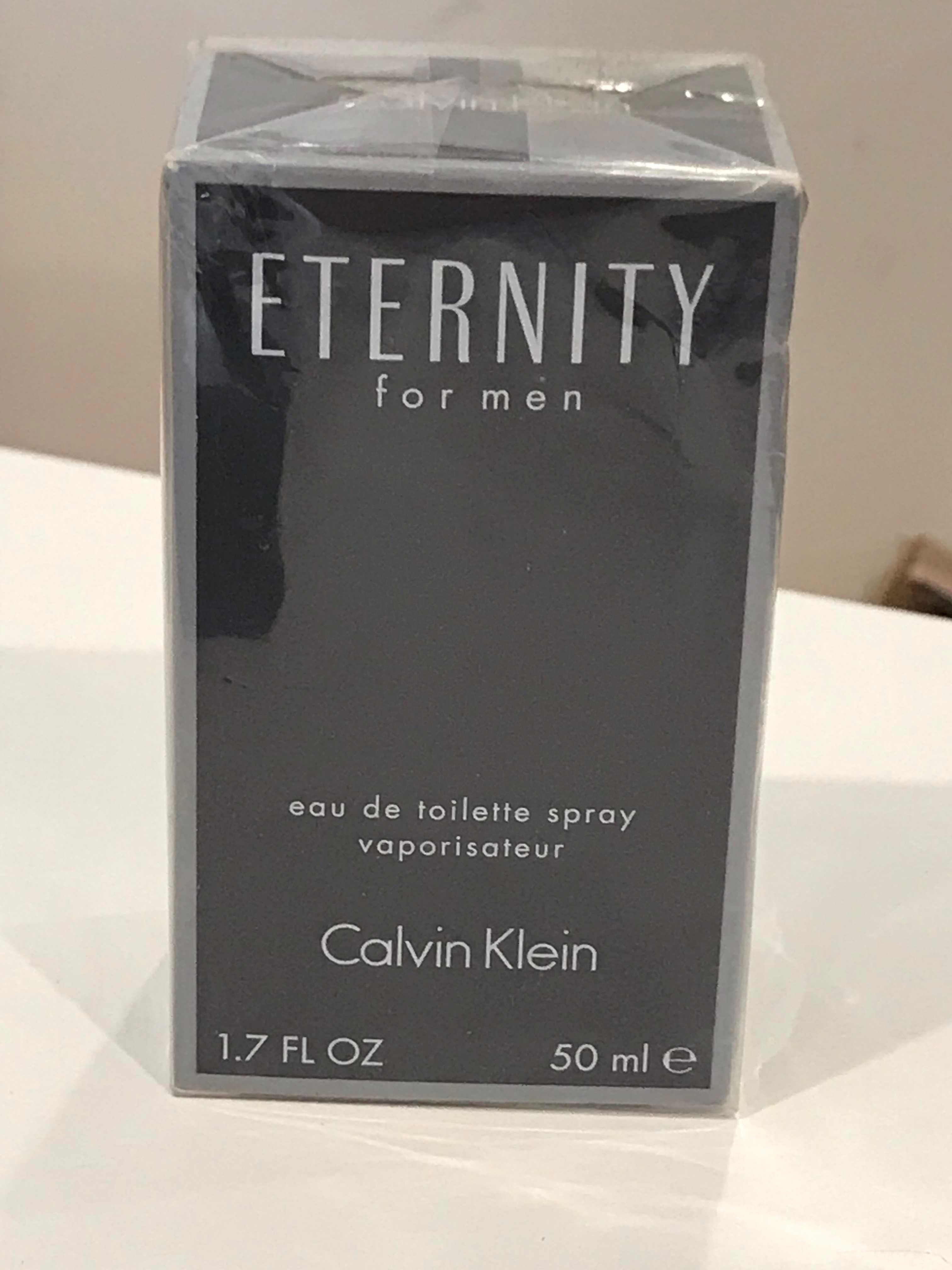Eternity by Calvin Klein for Men 50ml / 1.7oz EDT - NEW in Damaged ...