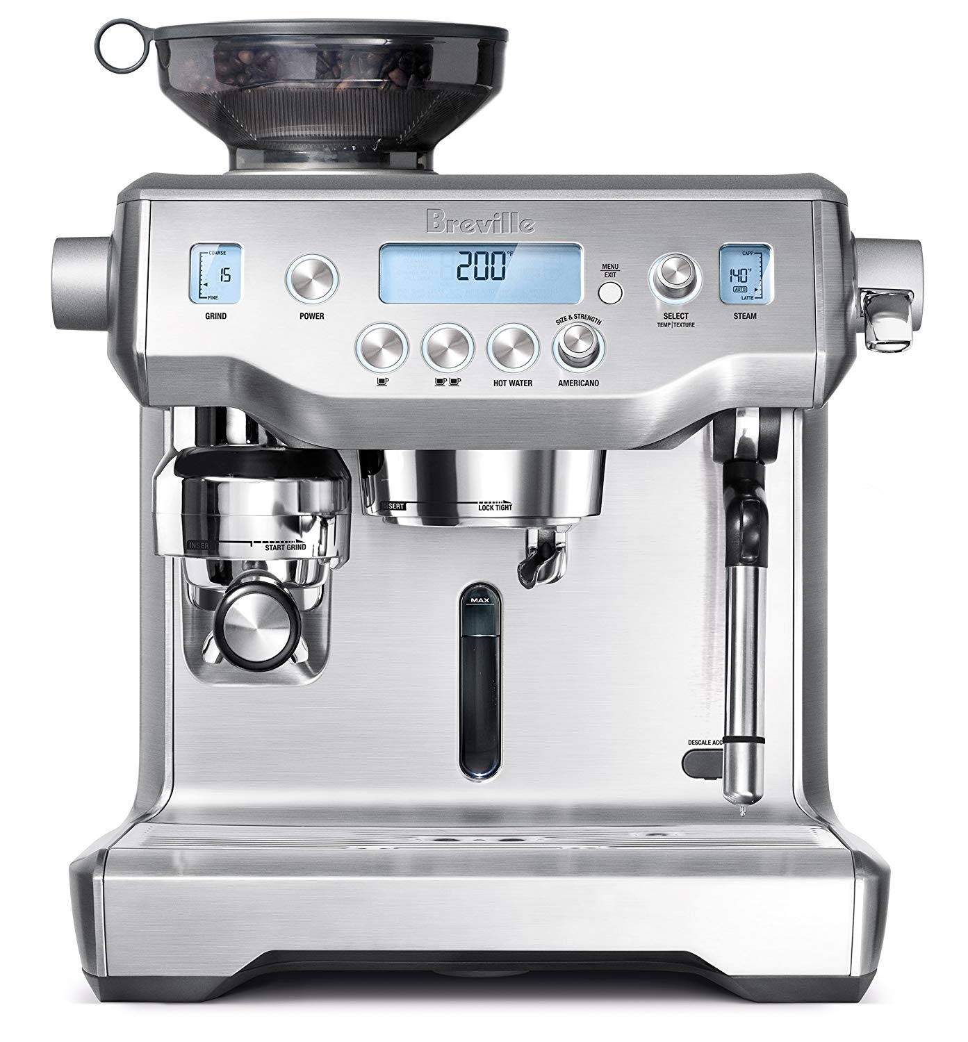 Breville Bes980xl Oracle Espresso Machine Brushed Stainless Steel