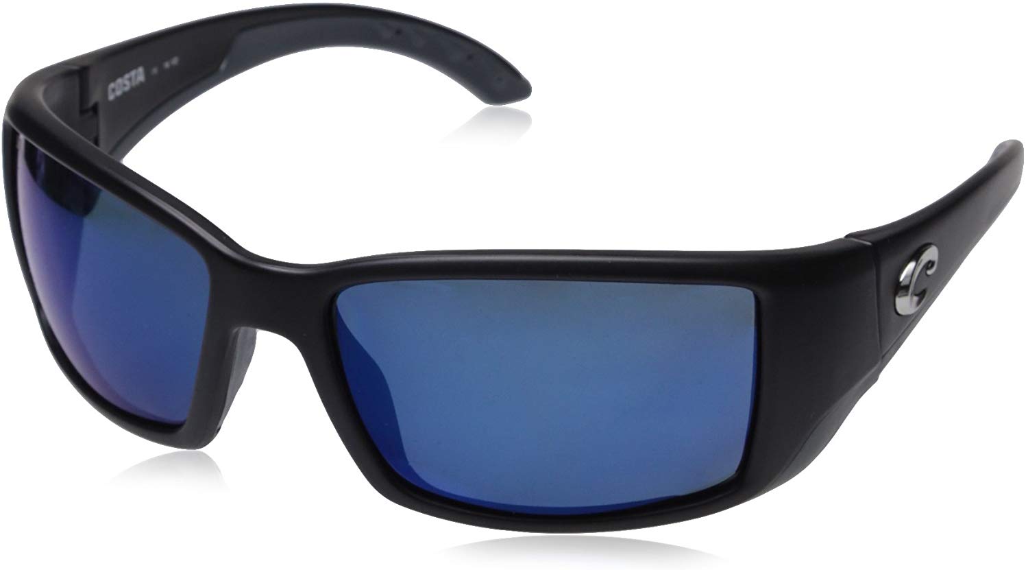 Costa Del Mar Blackfin Sunglasses, Matte Black Frame, Blue Mirror 580 ...