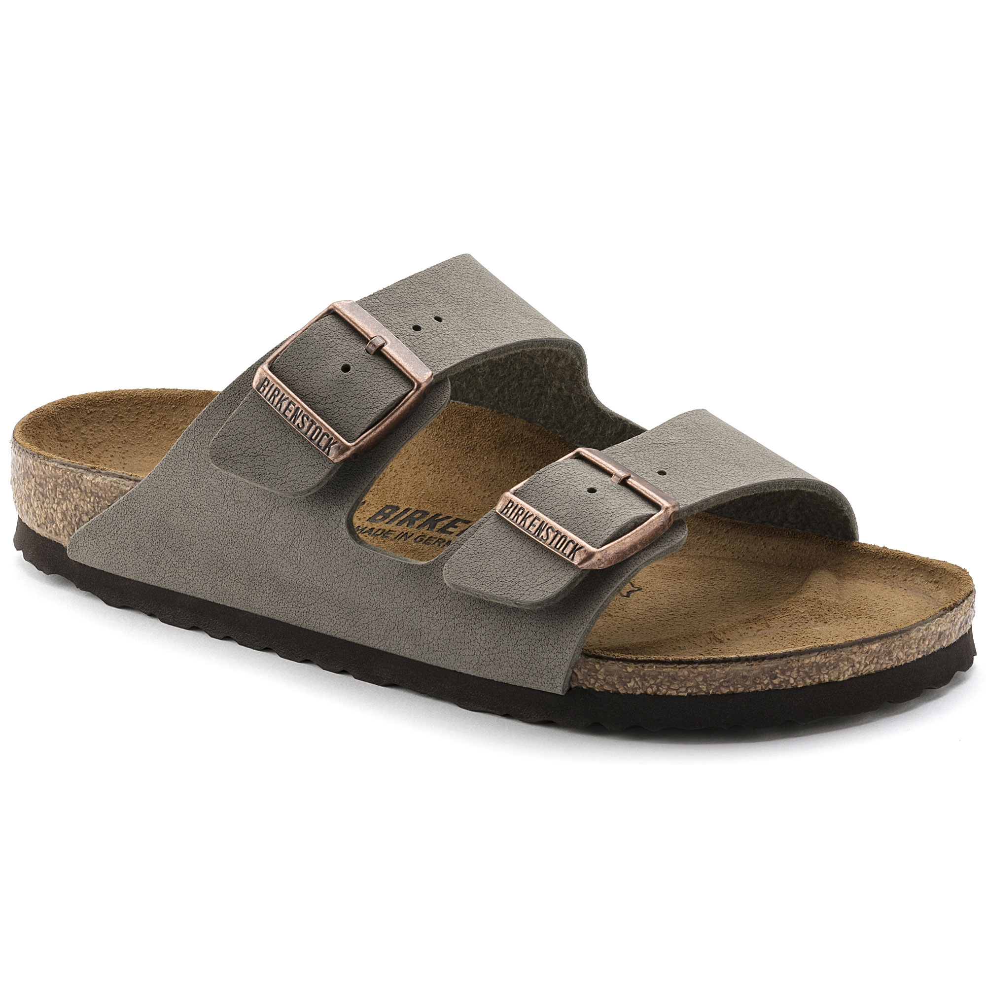 Birkenstock 151213 Women's Arizona Narrow Sandals - Stone, US 9