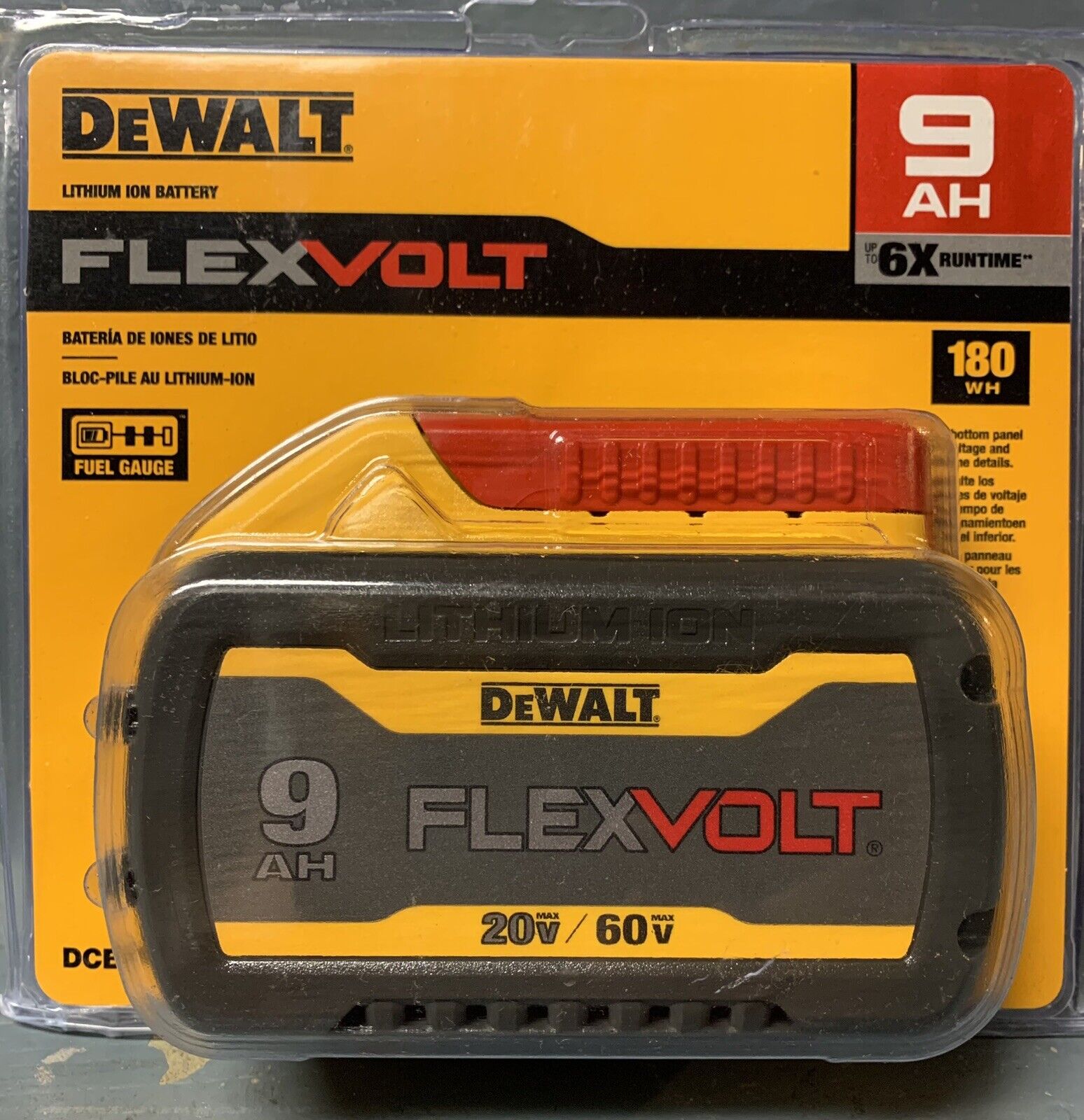 DEWALT DCB609 20V/60V Max Flexvolt Battery - Main Image