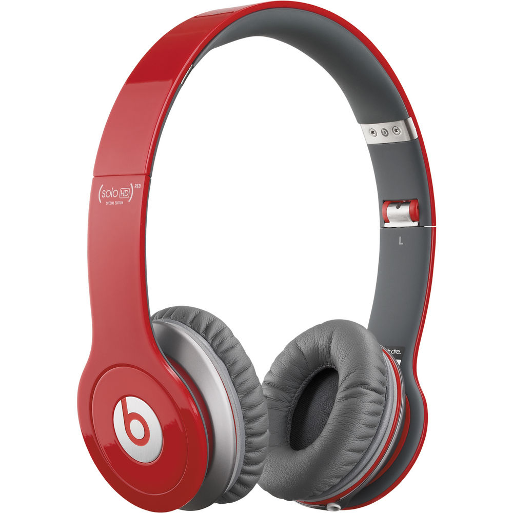 Beats by Dr. Dre Solo HD - On-Ear Headphones (Red) 900-00013-01