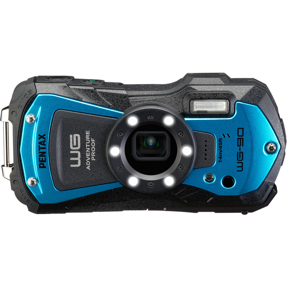 Ricoh Pentax WG-90 Digital Camera (Blue) | eBay